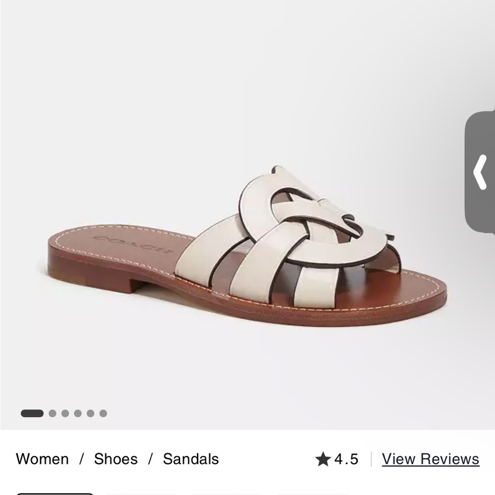 Issa Leather Sandal US size 10b brand new